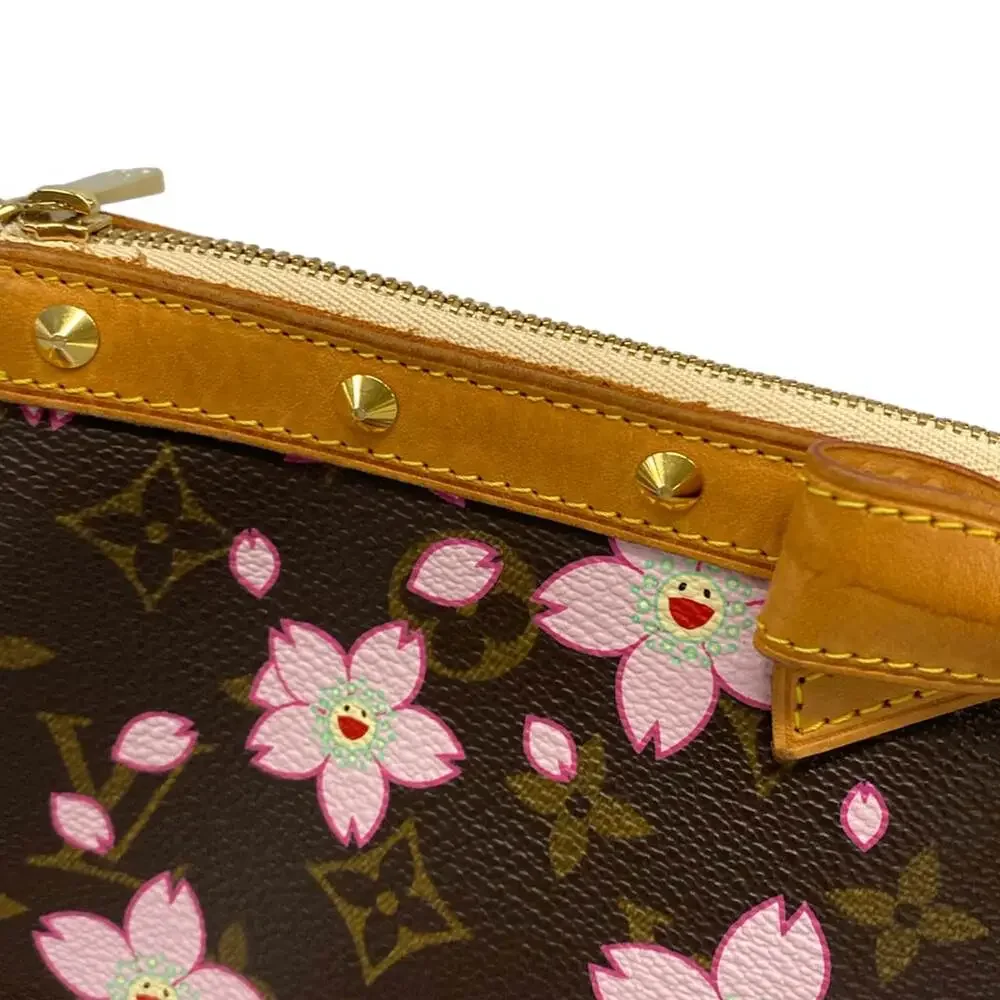 Louis Vuitton Pochette Accessoires Monogram Cherry Blossom Handbag M92006